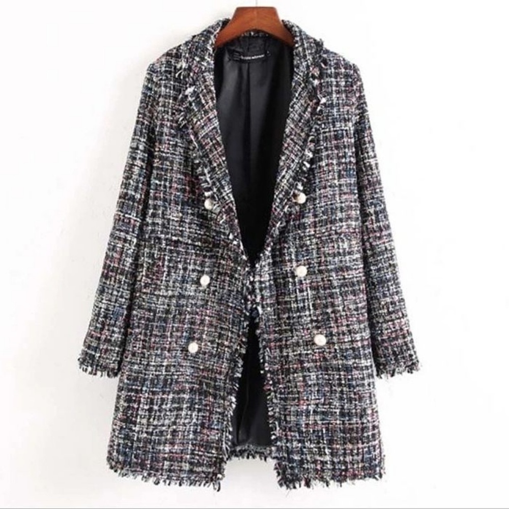 Tweed Zara styled Jacket/Coat/Blazer